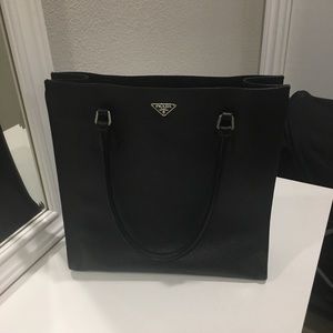 Prada Leather saffiano tote